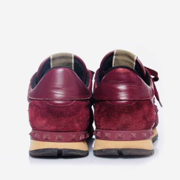 Valentino Rockstud Sneakers - Suede and Leather - Picture 7 of 8